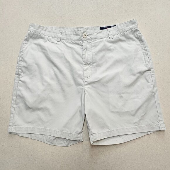 Short Homme Vineyard Vines Breaker – Blanc, Motifs Crosse – Taille 38 – Coton – Occasion